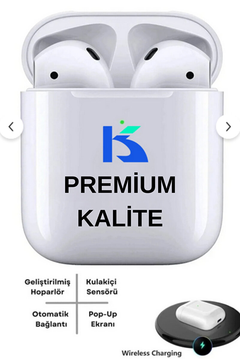 KALİTESENİNLE Air 2.nesil Iphone11/12/13/14/15/16/17 ve Android Uyumlu Pro Kulaklık Dokunmatik Özellikli Kulaklık