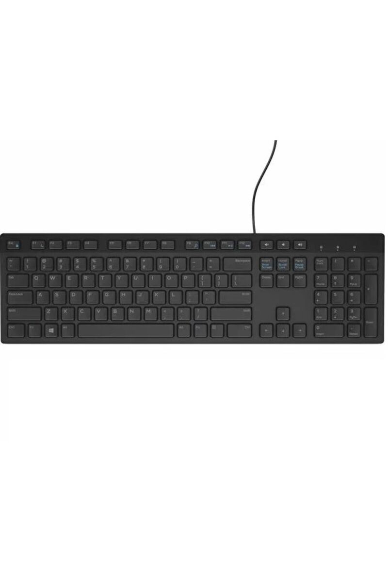 Dell KB216 Multimedia Kablolu Usb F Klavye Türkçe Siyah 580-ADGO