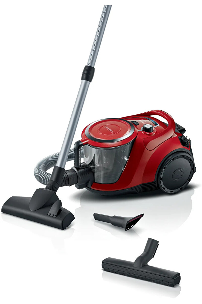 Bosch Serie | 6 Toz Torbasız Süpürge Pro Silence Kırmızı Bgc41q69