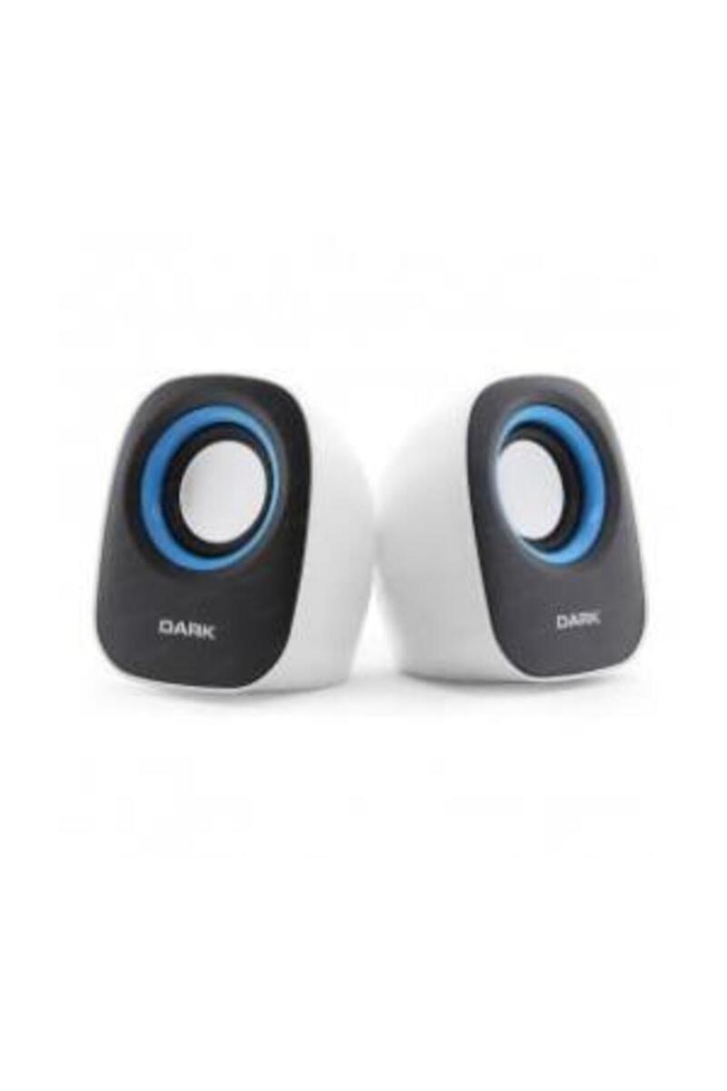 Dark Beyaz 1+1 Multimedia USB Speaker DK AC SP100
