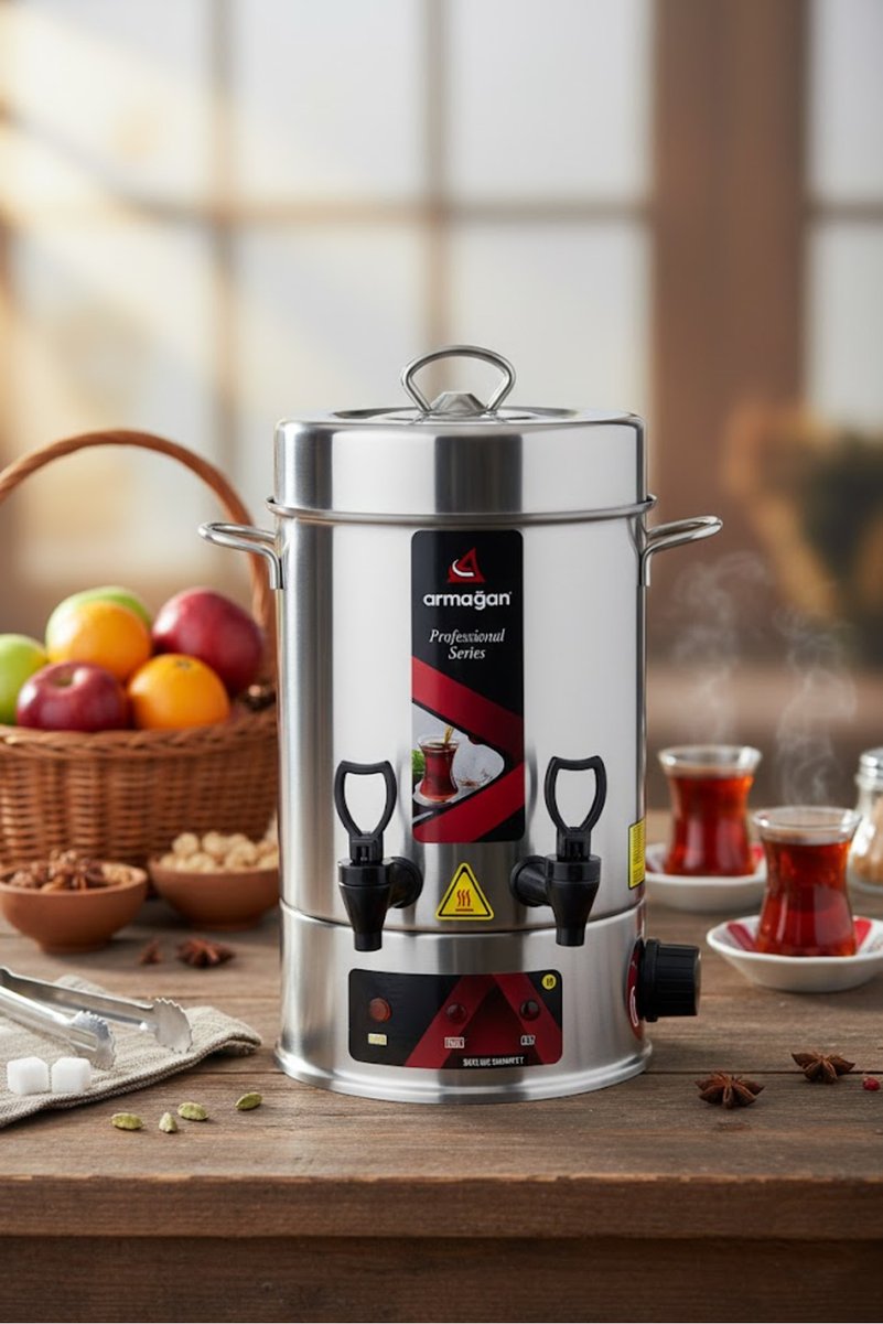 Armağan Çay Makinesi & Çay Otomatı 4 Litre 40 Bardak