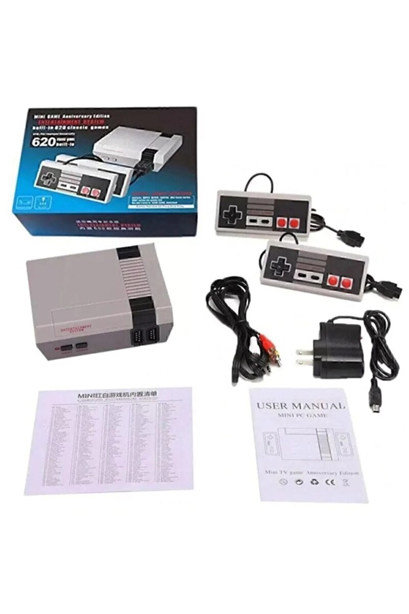 ATARI Retro Classic 620 Oyunlu Atari Game Box Tv Atarisi Çift Kollu