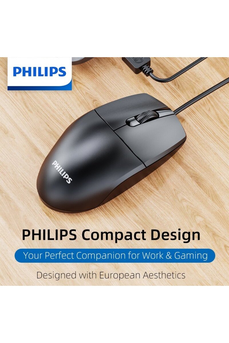 Philips Spk7247 Kablolu Mouse 1.8 Metre Kablo 1200Dpi