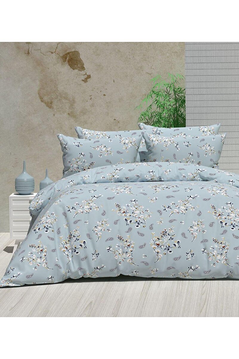 Bercetekstil LASTİKLİ ÇİFT KİŞİLİK NEVRESİM TAKIMI