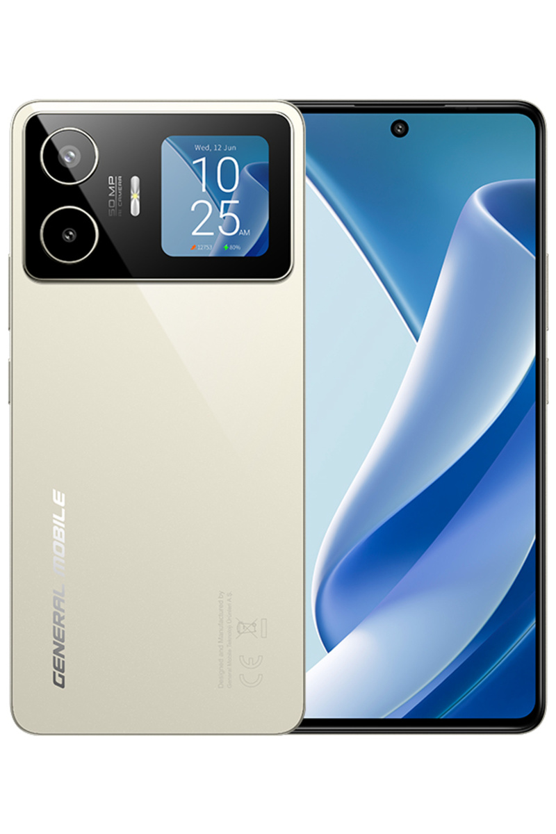General Mobile GM 26 Pro 5G Stardust Gold 24GB RAM(12+12)+256GB Hafıza