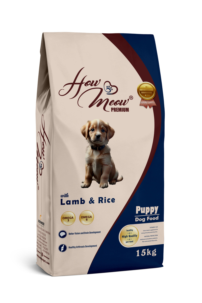 how&meow Yavru Köpek Maması 15 kg
