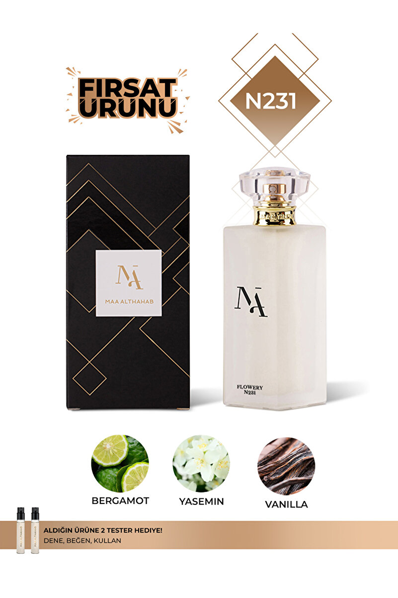 Maa Althahab N231 Çiçeksi Kadın Parfümü 100 ML