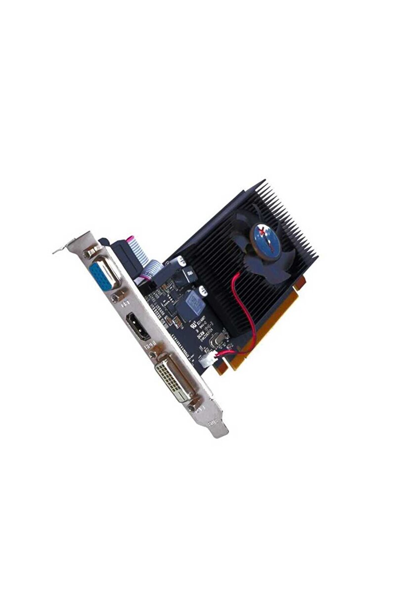 TURBOX Knight Zen S R5 230 Amd DDR3 64Bit Vga Dvi Hdmi Tek Fan 2GB Ekran Kartı (Box)