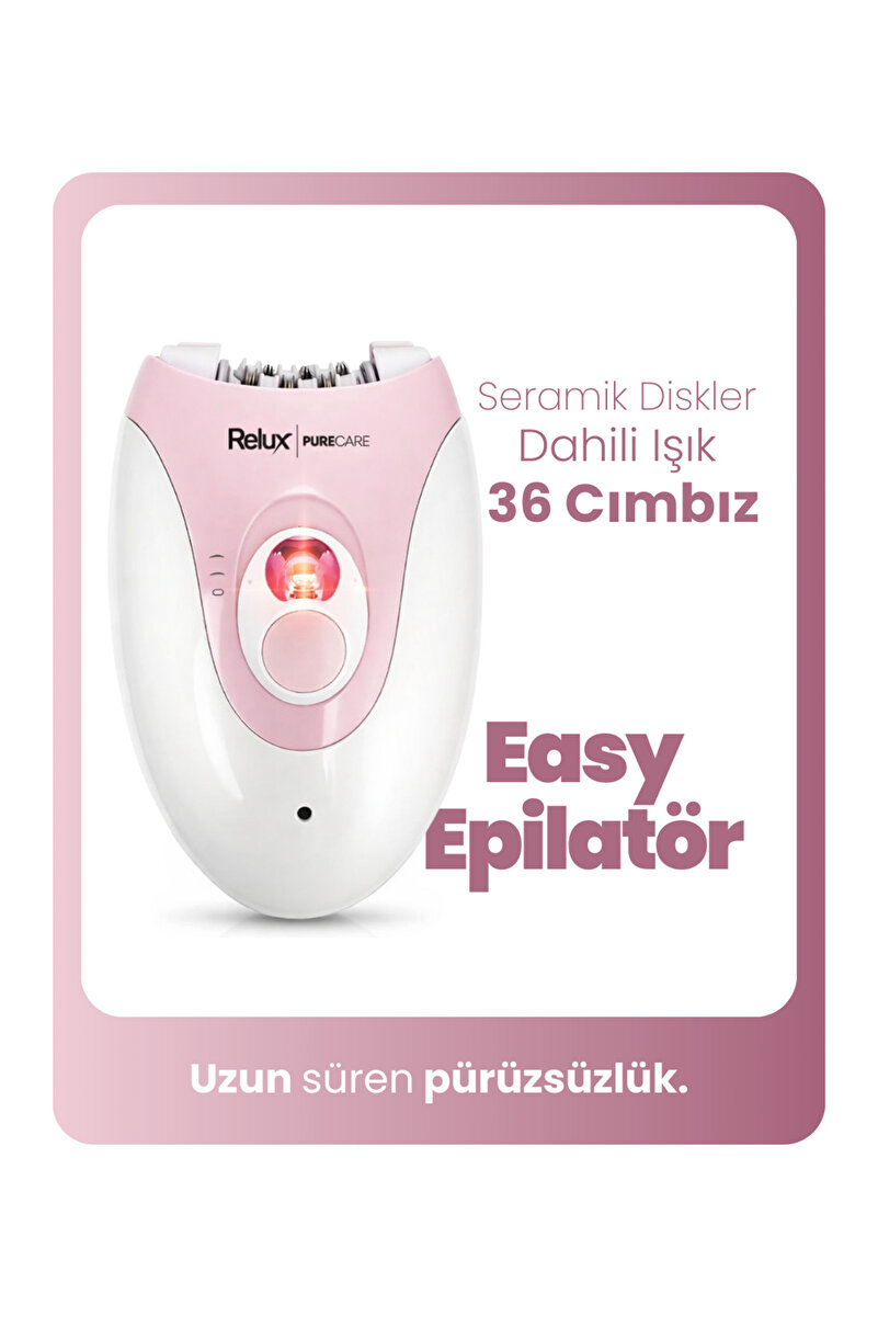 Relux REP5736 36 Cımbız Şarjlı Epilatör