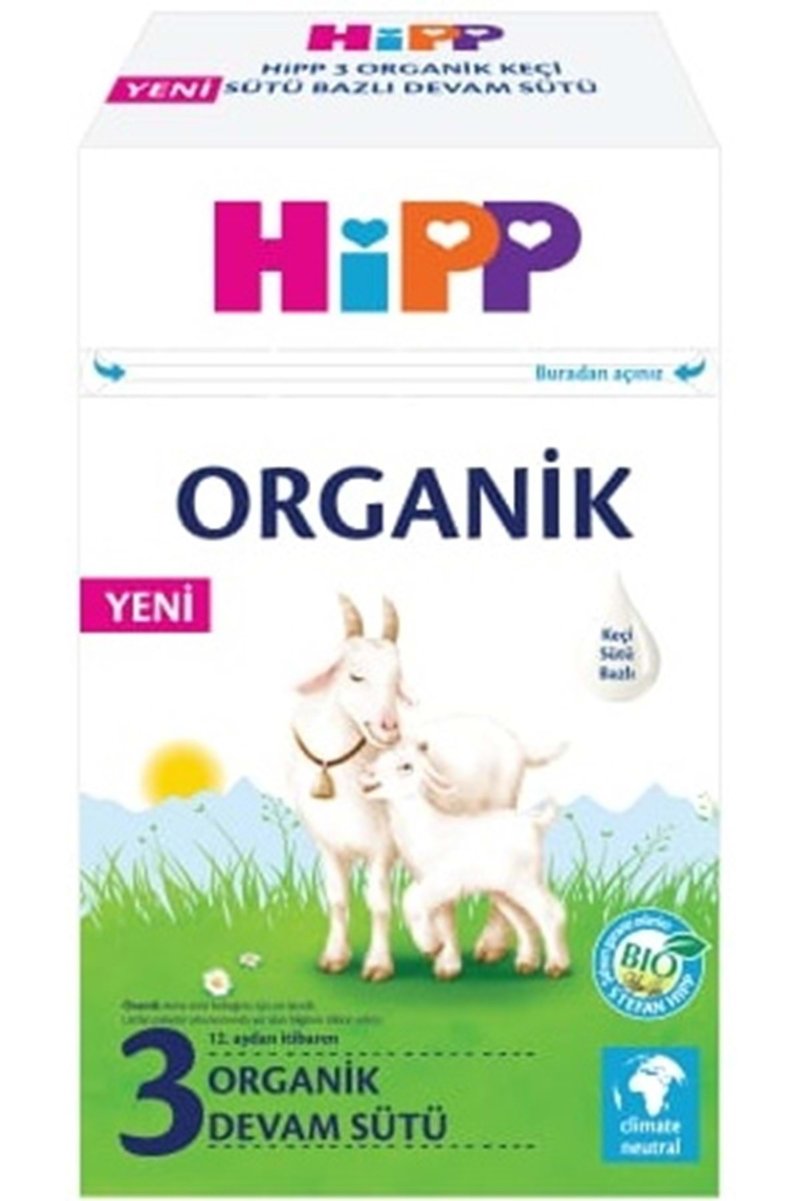 Hipp Organik Keçi Sütü Bazlı Devam Sütü 400GR No:3 (12.Aydan İtibaren)
