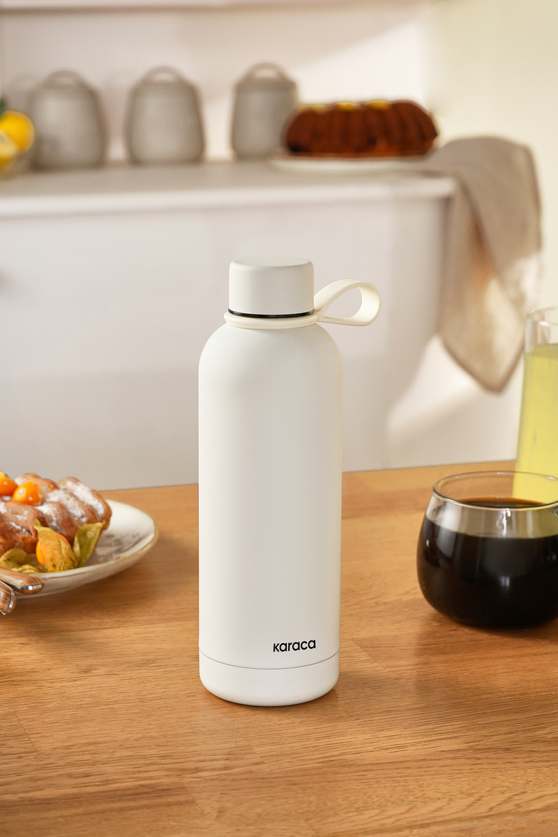 Karaca Aly Soft Touch Çelik Sızdırmaz Termos 500 ml Taş