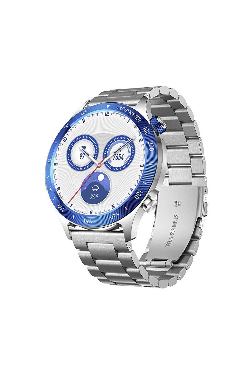 Inteya Hi-Watch Pro Max Amoled Ekran Akıllı Saat Silver