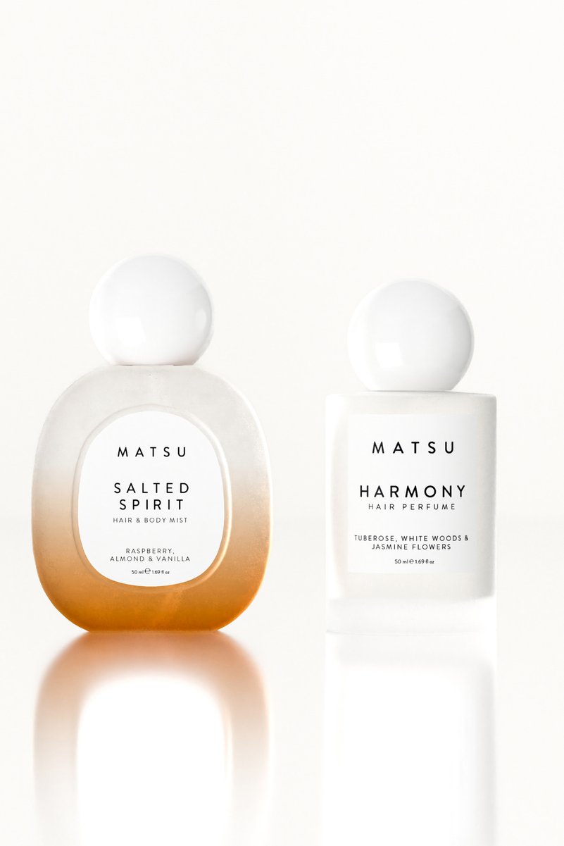MATSU Salted Spirit & Harmony Saç Parfümü Seti - Çiçeksi, Tatlı ve Ferah Koku Deneyimi(2x50 ml)