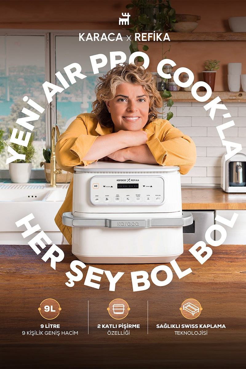 Karaca Air Pro Cook x Refika Airfryer 9L