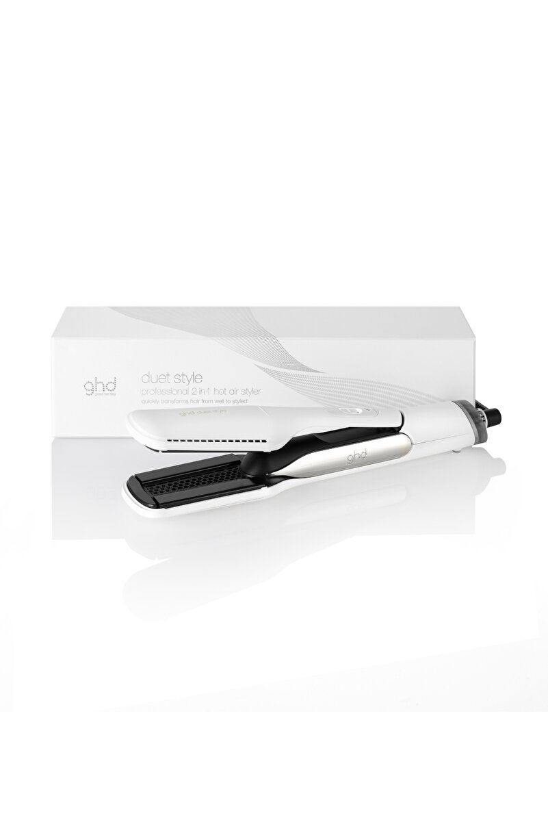 Ghd DUET STYLE BEYAZ İKİSİ BİR ARADA SAÇ ŞEKİLLENDİRİCİ (ISLAKTAN KURUYA)