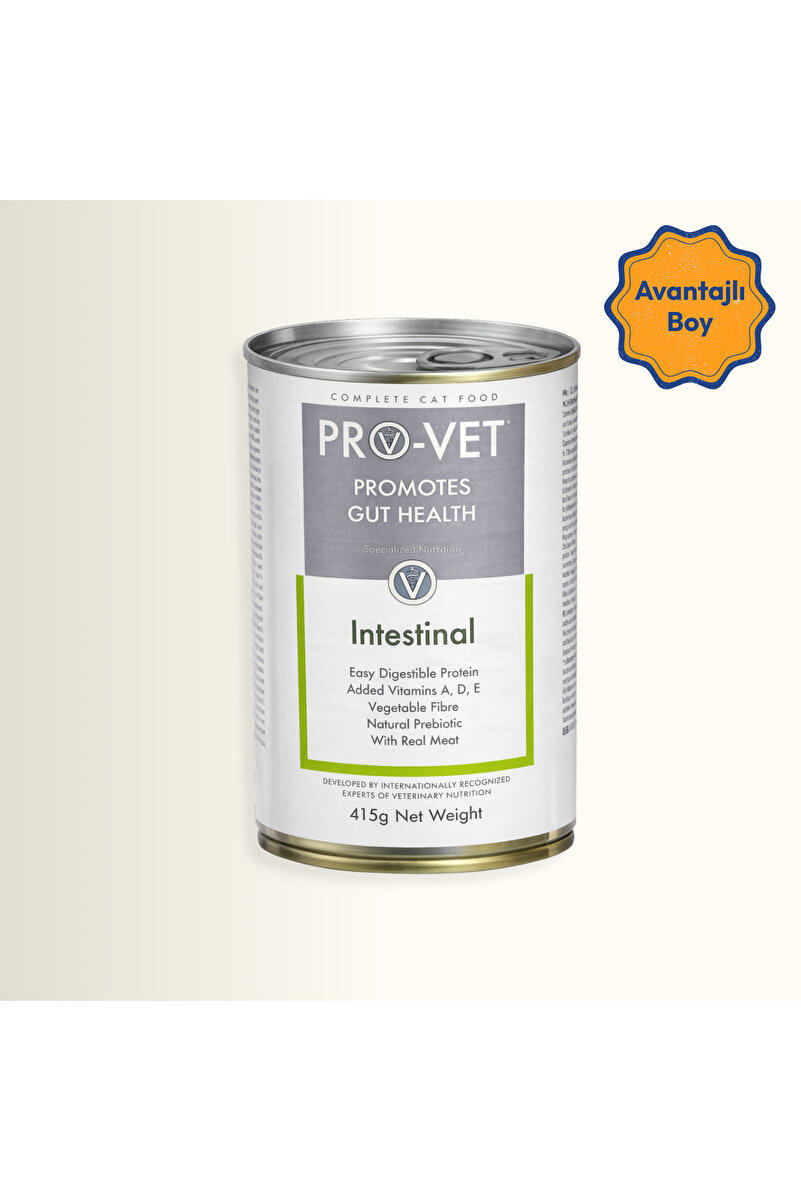 PRO-VET Intestinal Veteriner Gastrointestinal Kedi Yaş Maması 415 gr x 12 Adet