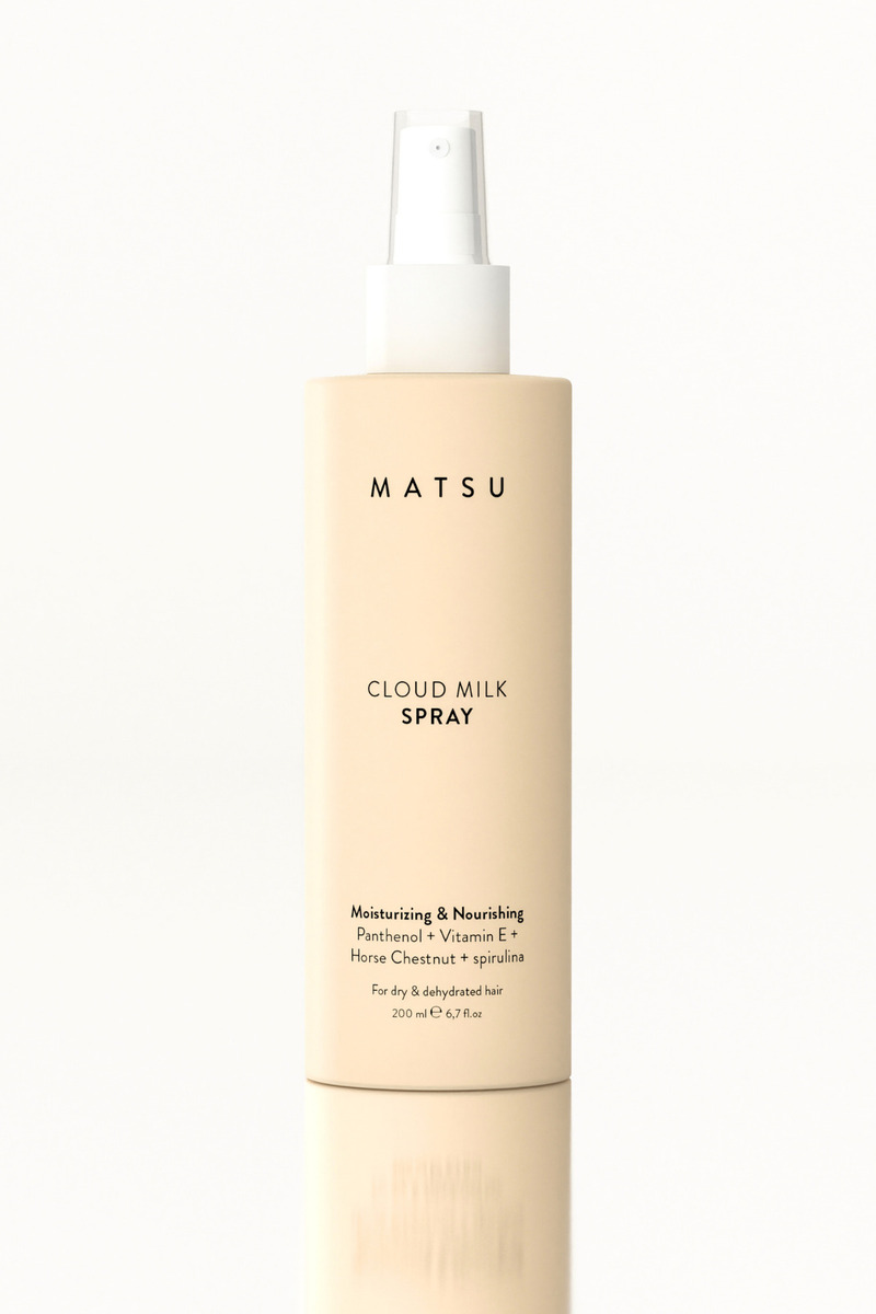 MATSU Cloud Milk Nem Veren Kolay Tarama Saç Sütü Spreyi Panthenol E Vitaminli 200 ml