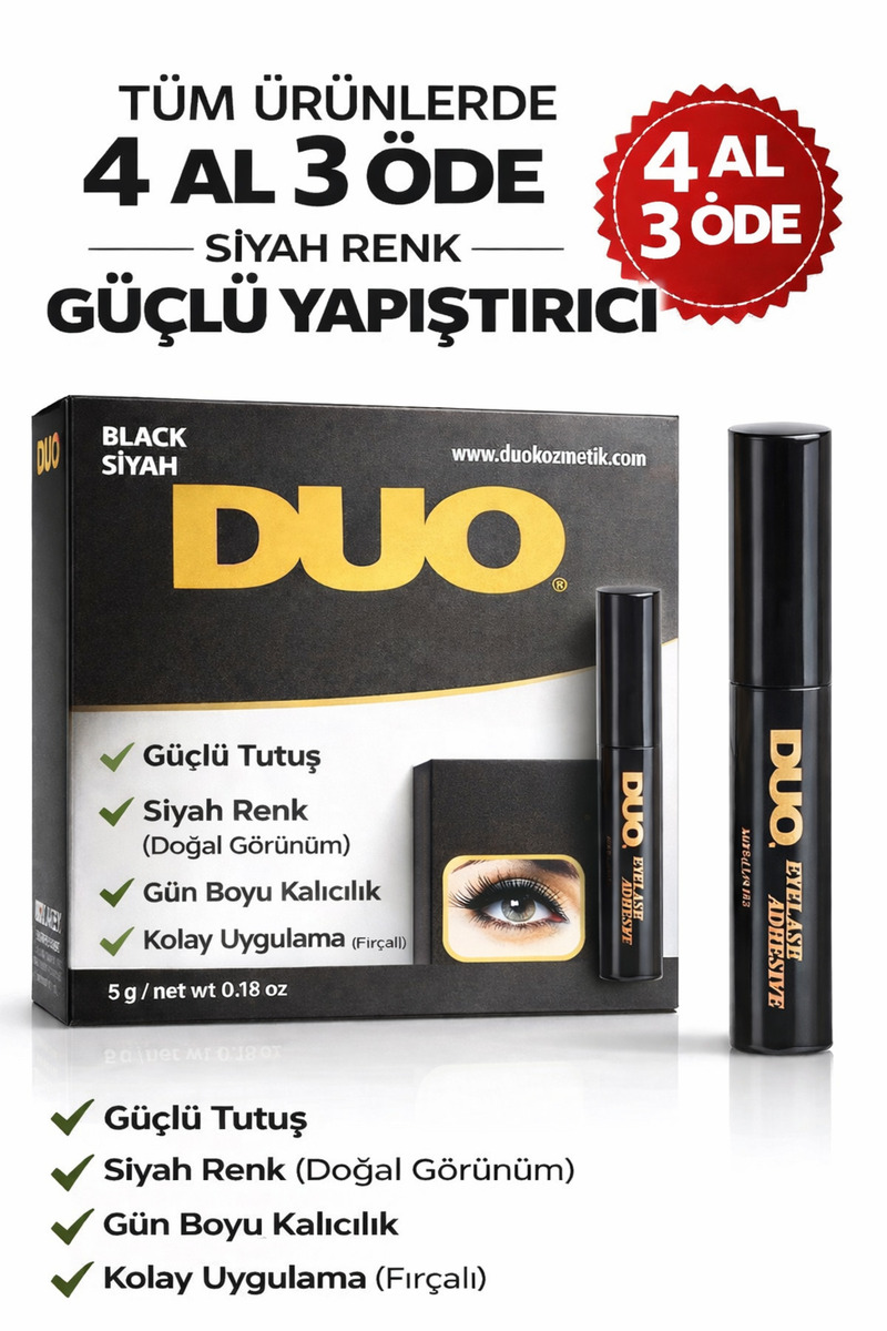 Duo Takma Kirpik Yapiştırıcısı 5 gr Siyah