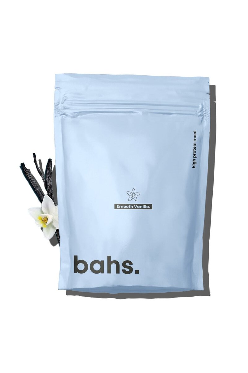 bahs. 40gr Proteinli Yüksek Öğün Tozu - Smooth Vanilla 1080gr - 12 servis