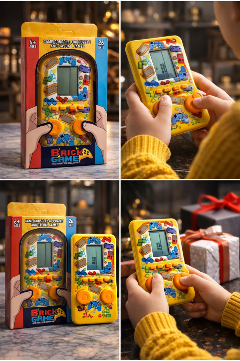 Erzi 26 in 1 Brick Game – Klasik Tetris El Oyun Konsolu