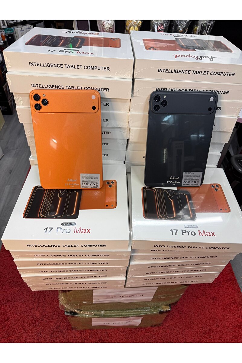 asf teknoloji İ17 AİR Max Full Set Tablet Klavye+Mouse+Kalem+Kılıf+Kırılmazcam+Hızlı Şarj Hepsi Bir Arada