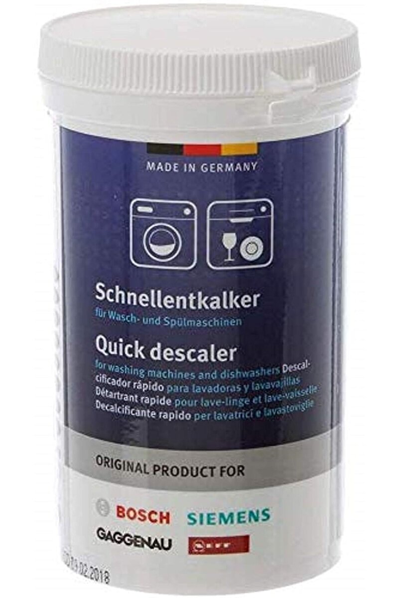 Bosch Neff & Siemens Çamaşır Makinesi ve Bulaşık Makinesi Kireç Önleyici Kireç Çözücü
