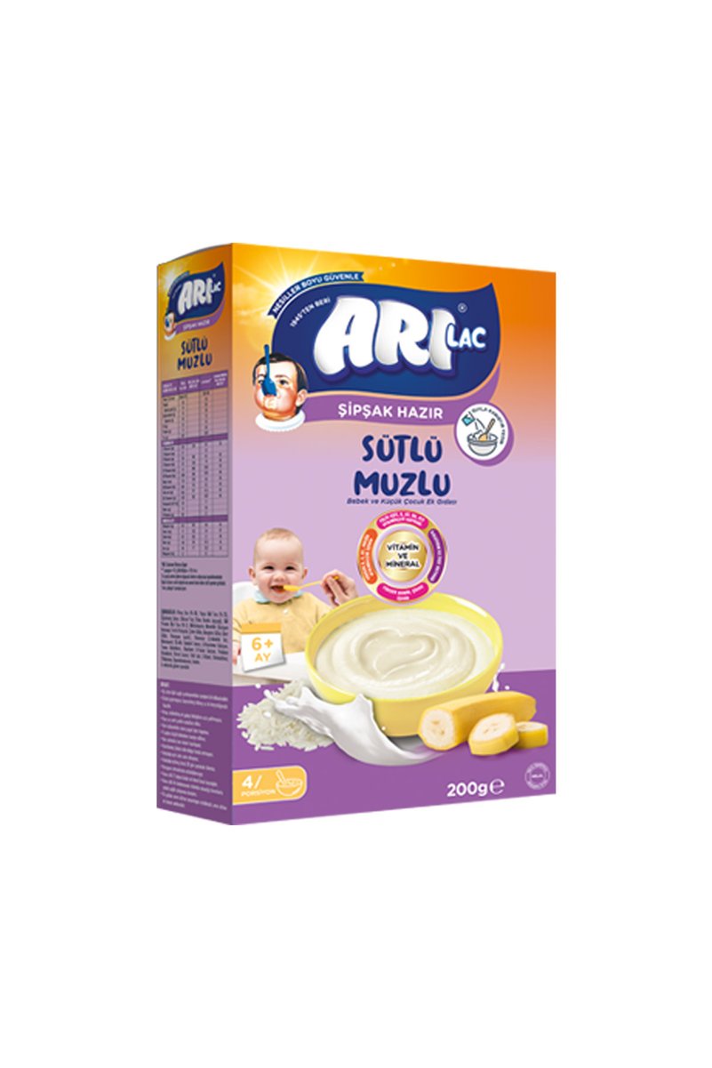Arılac Sütlü Muzlu Kaşık Maması 200 G