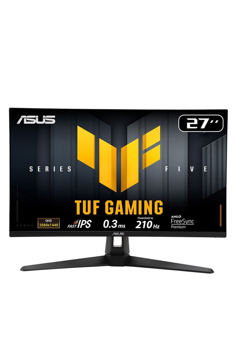 ASUS TUF GAMING VG27AQ5A 27" 210Hz 0.3ms HDMI DP Type-C Adaptive Sync QHD Fast IPS Gaming Monitör
