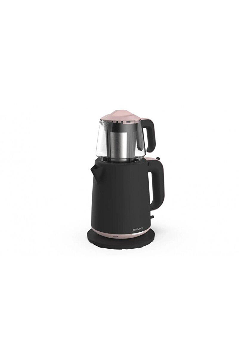 Sunny Pasha Çaycı Siyah/Rose Gold 2200 W