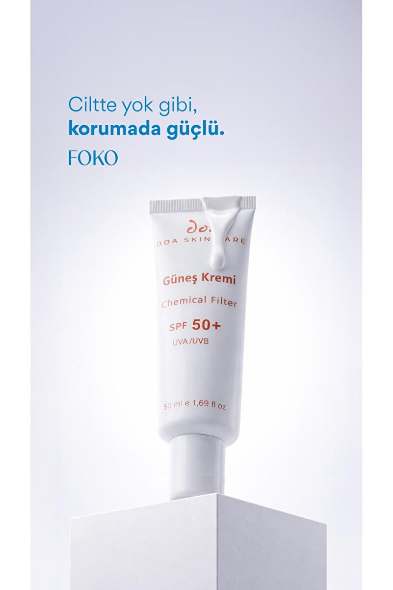 DOA KOZMETİK Doa Kozmetik Chemical Filter Güneş Kremi Spf 50