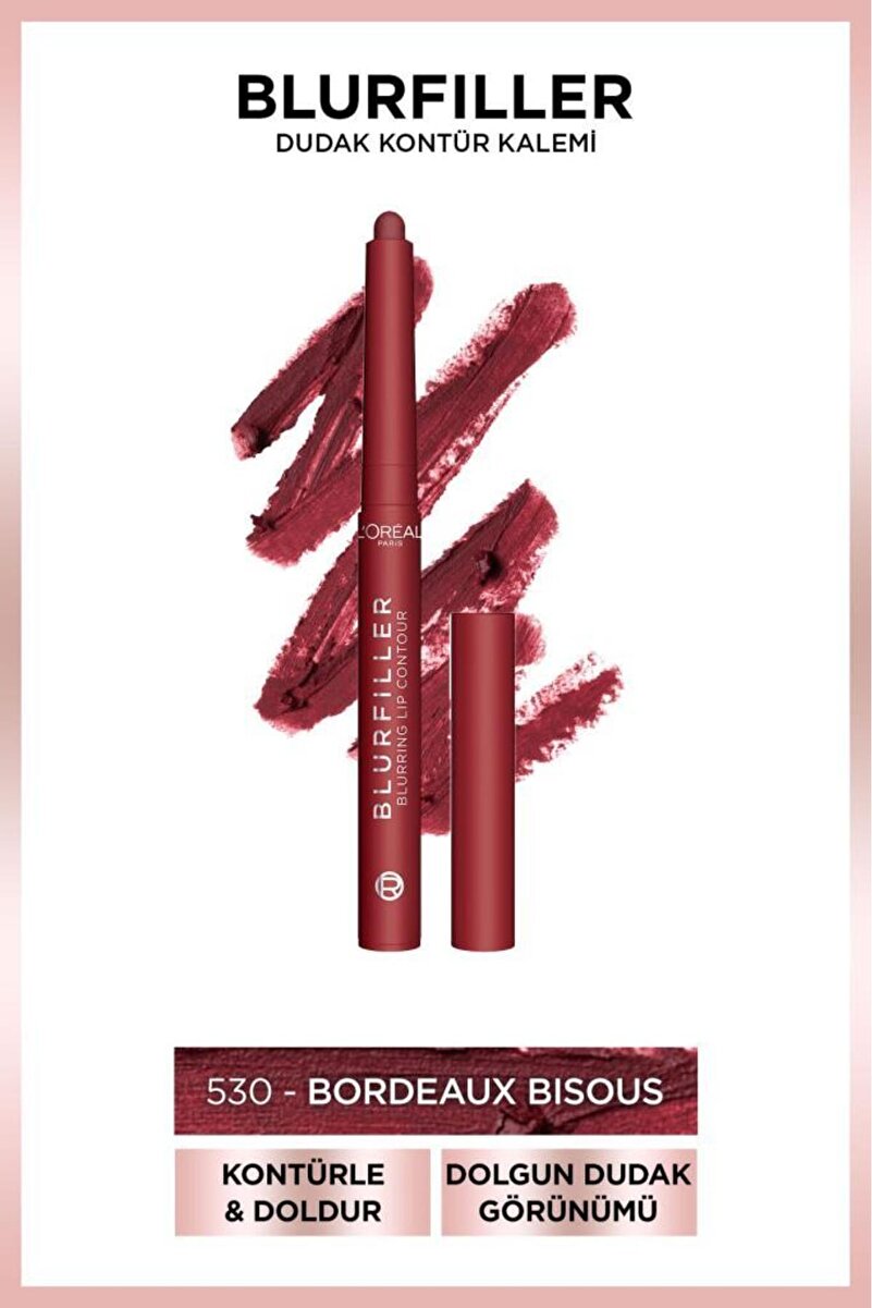 L'Oreal Paris Blurfiller Dudak Kontür Kalemi - 530 Bordeaux Bisous