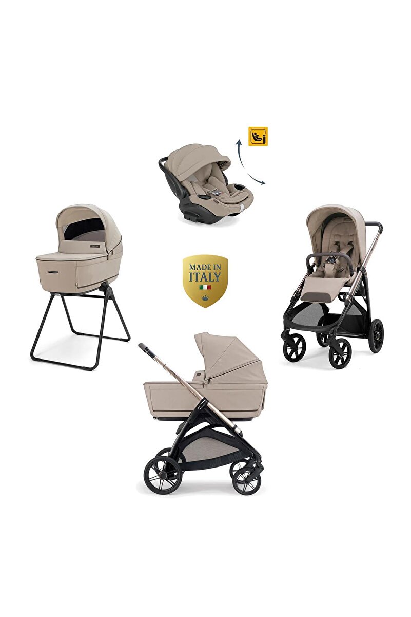Inglesina Aptica Glam Bebek Arabası ve Darwin Recline Evo Ana Kucaklı 4'lü Sistem