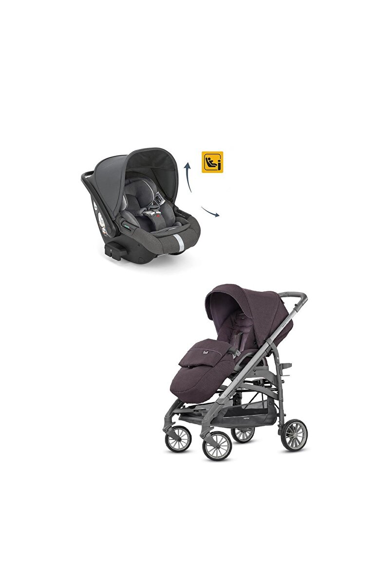 Inglesina Trilogy Tek El Katlanır Bebek Arabası + Darwin Recline Yatabilen Ana Kucağı