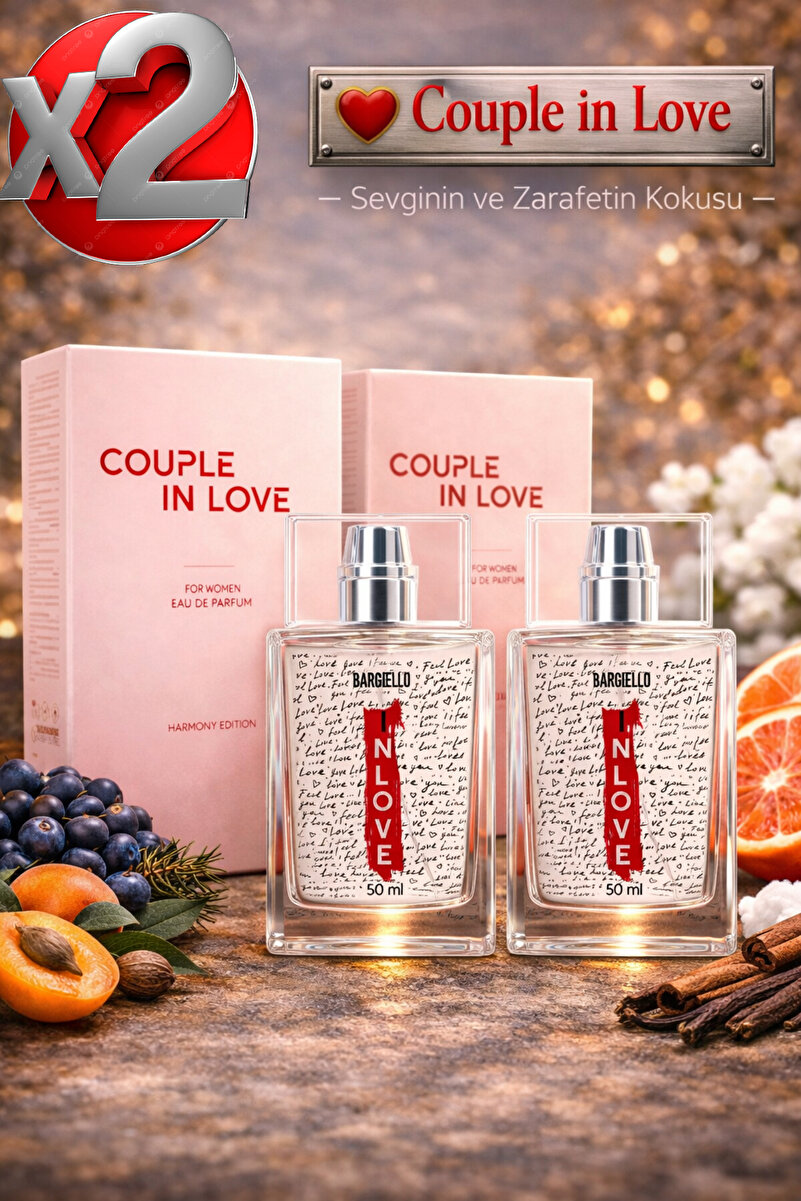 Bargello Couple In Love Edp 50 Ml Kadın Parfüm-x2(2ADET)