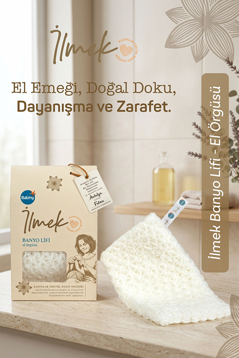Balmy BALMY İLMEK BANYO LİFİ EL ÖRGÜSÜ