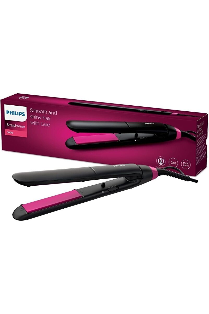 Philips Essential ThermoProtect Keratin Katkılı Seramik Saç Düzleştirici BHS375/00