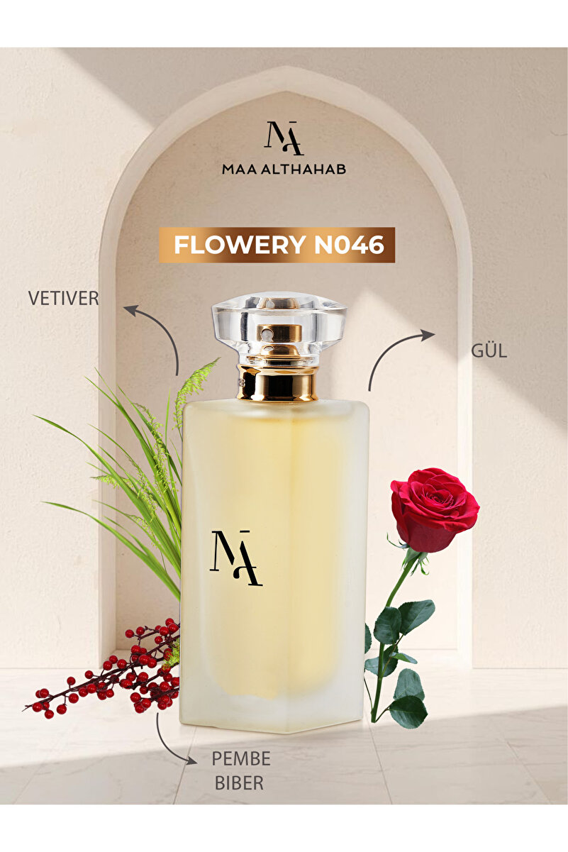 Maa Althahab N046 Çiçeksi Kadın Parfümü 100 ML
