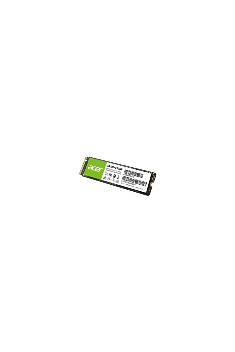 ACER 512Gb Fa100 3200-2200Mb-S Pcıe Gen3 X 4 M.2 Ssd Disk