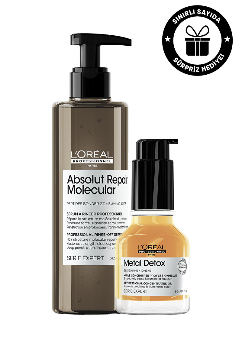 L'oreal Professionnel Serie Expert Absolut Repair ve Metal Detox Yıldız İkili Bakım Seti