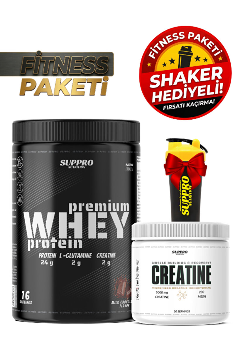 Suppro Nutrition Fitness Paketi Whey Protein - Creatin