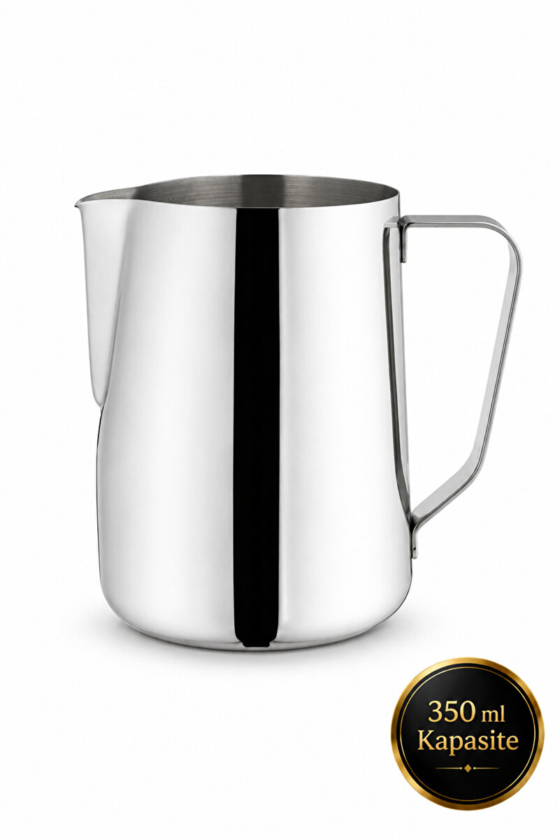 Epinox Süt Potu Barista Pitcher 350 ml - Paslanmaz Çelik Kahve ve Süt Köpürtme Sürahisi