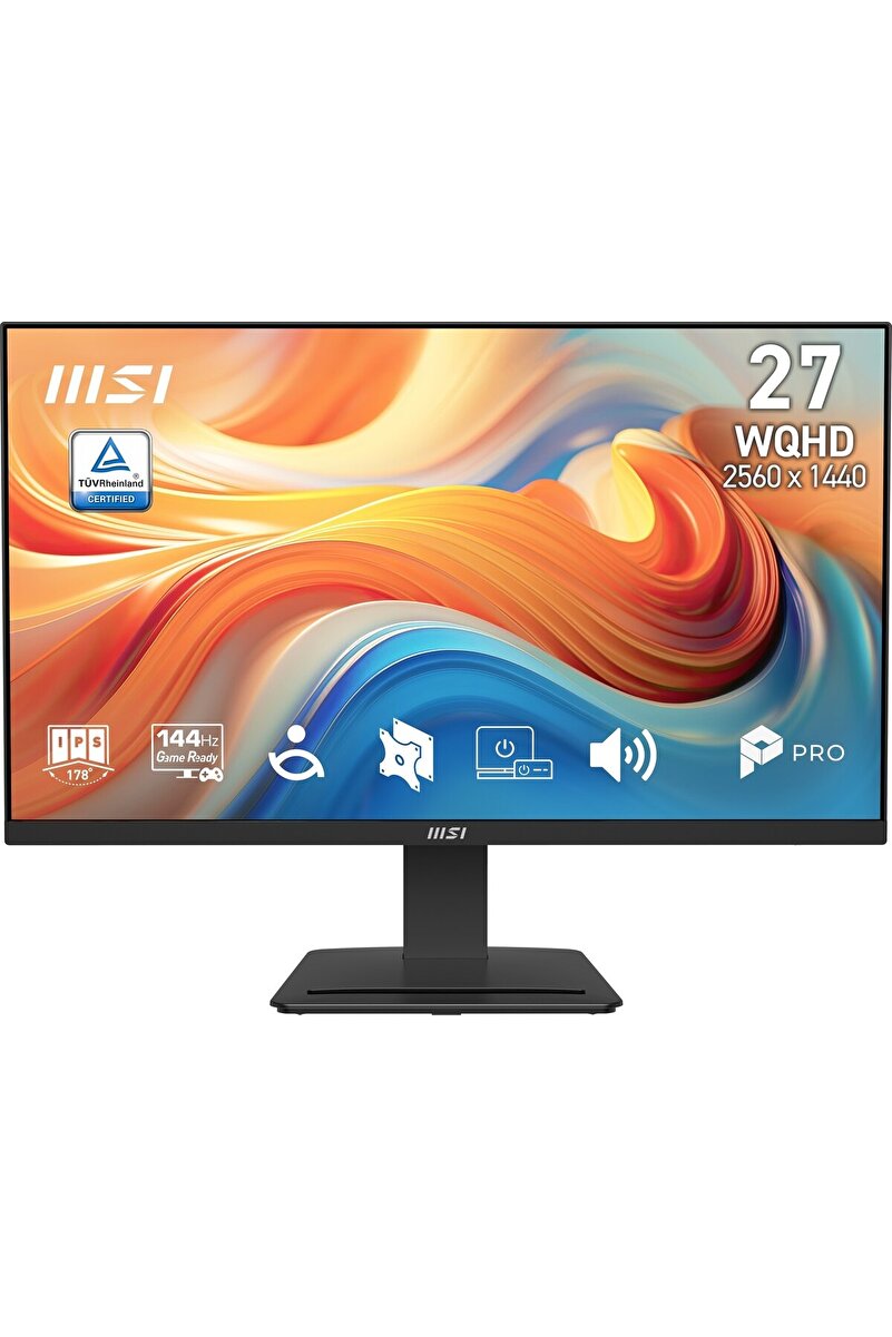 MSI 27 PRO MP273Q E14 2560X1440 (WQHD) 16:9 FLAT IPS 144HZ 1MS (MPRT) ADAPTIVE-SYNC MONITOR