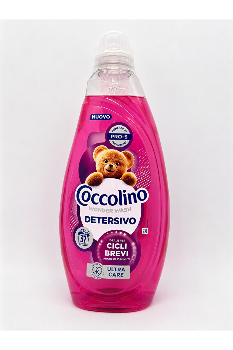 Coccolino Wonder Wash Ultra Care Sıvı Çamaşır Deterjanı 1480 ml 37 Yıkama – Kısa Programlar