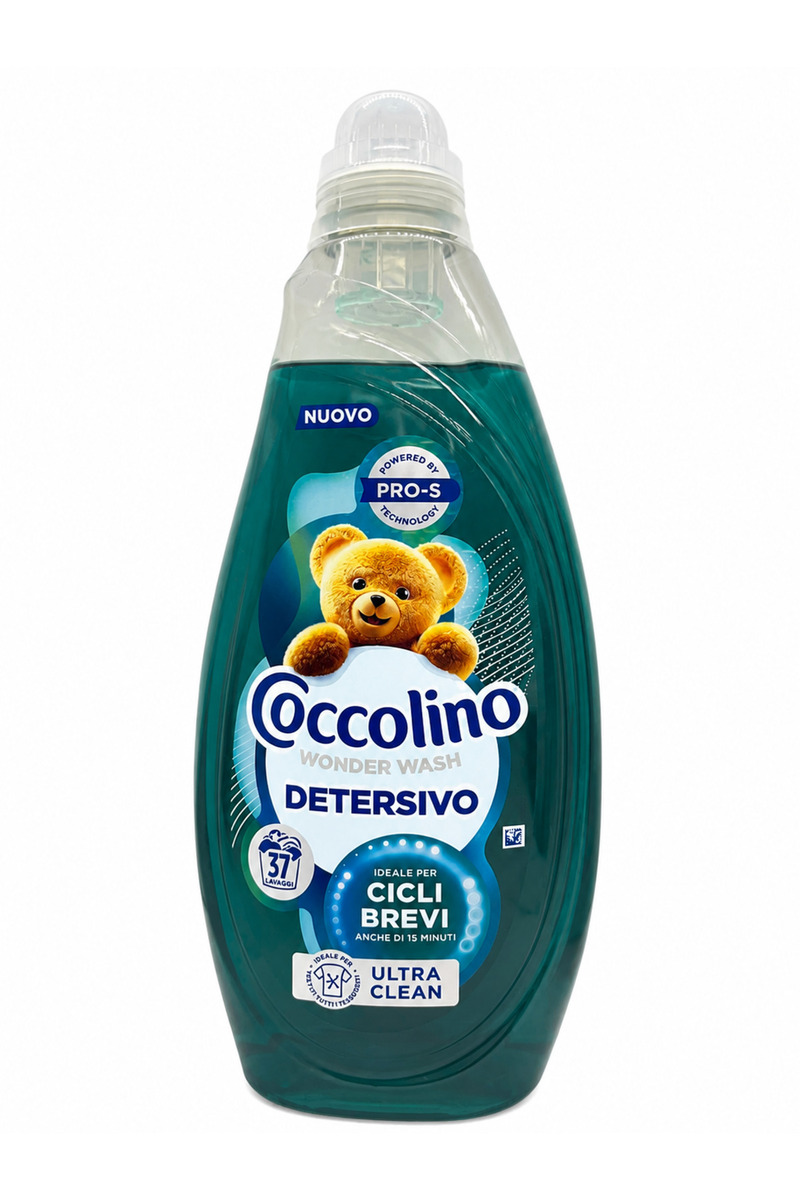 Coccolino Wonder Wash Detersivo Ultra Clean Sıvı Çamaşır Deterjanı 1480 ml 37 Yıkama - Güçlü Temizlik