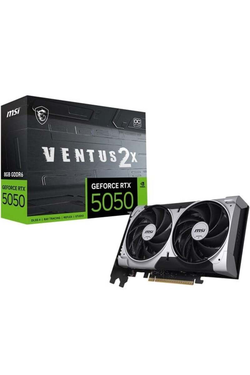MSI RTX5050 8GB VENTUS 2X OC 8G GDDR6 128bit HDMI DP PCIe 5.0