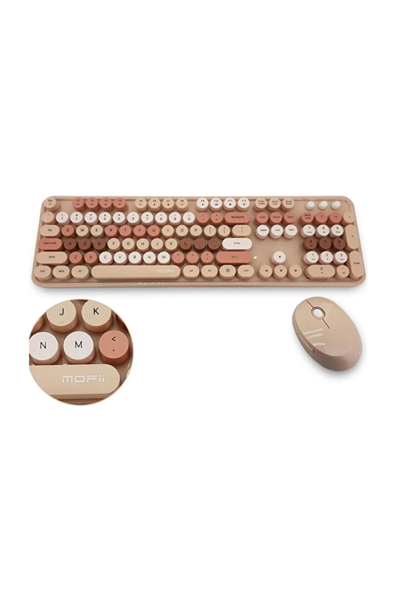 Skygo Mofii Kahverengi Sweet Dm Combo Klye Mouse Set