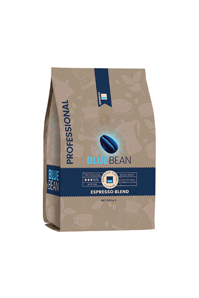 BLUE BEAN Professional Espresso Çekirdek Kahve 1Kg