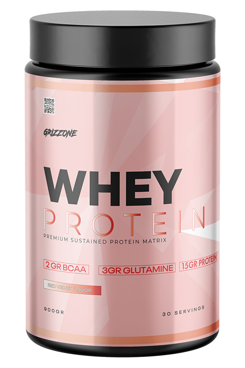 GRIZZONE Whey Proteın 900 Gr ( Red Velvet Aromalı )