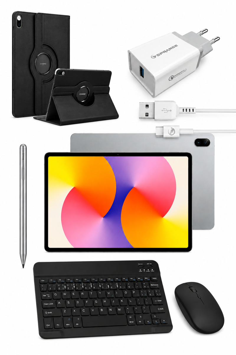 Huawei Matepad Se 11" 4gb 128gb Gri Tablet+kılıf+klavye+kalem+şarj başlıgı ( Türkiye Garantili)