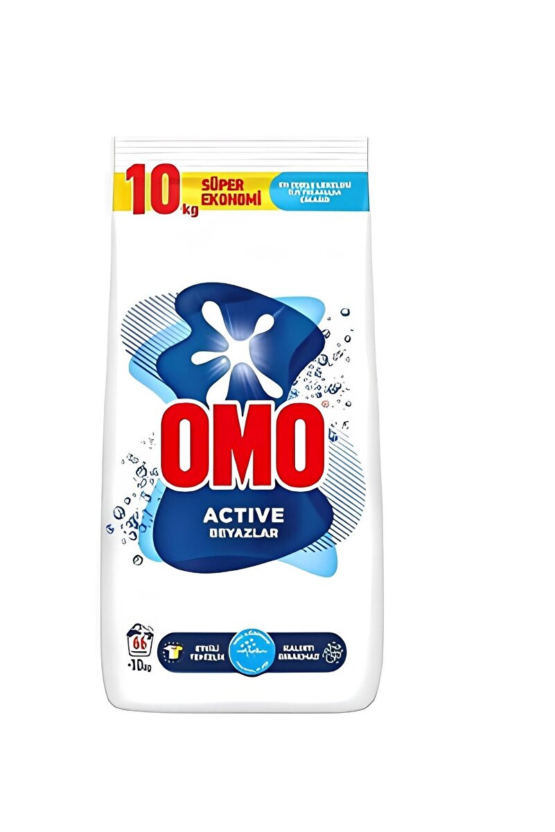 Omo Toz Çamaşır Deterjanı Active Beyazlar 10 Kg